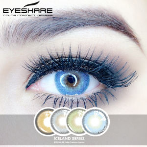 Menyinarimu ICELAND BROWN Softlens 14.2MM Softlens Mata Softlens Brown Softlen Soflen Gray Warna Normal Soflen