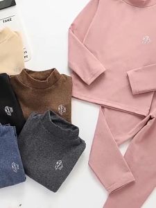 Childrens Thermal Underwear Set Autumn And Winter Thick Boy And Girls Traceless New Baby Autumn Clothes Warm Soft Sleep Wear2026