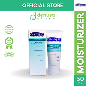 Celeteque Acne Clearing Facial Moisturizer Gel 50Ml Skincare Perawatan Kulit Wajah Berjerawat