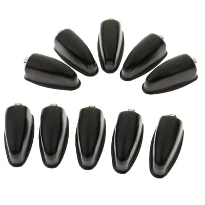 FOUNDTWO Silver/Black Drum Lugs Iron Material Replacement Snare Drum Lugs Drum Connector Drum Mount Drum Claw Hooks Percussion