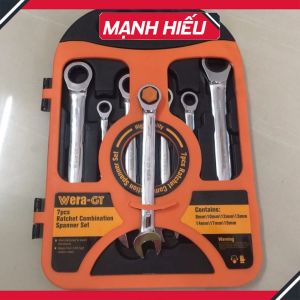 Bộ cờ lê vòng miệng tự động 7 chi tiết 8-19mm