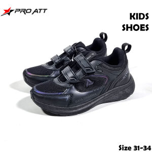 Sepatu Pro Att Anak Laki laki SD Perekat Hitam Size 31-34