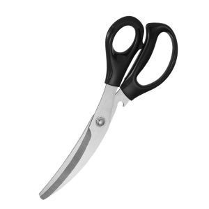 LILIER Kitchen Barbecue Scissors 304 Stainless Steel with PP Grips for Meat Beef Pork Crab & Office Use