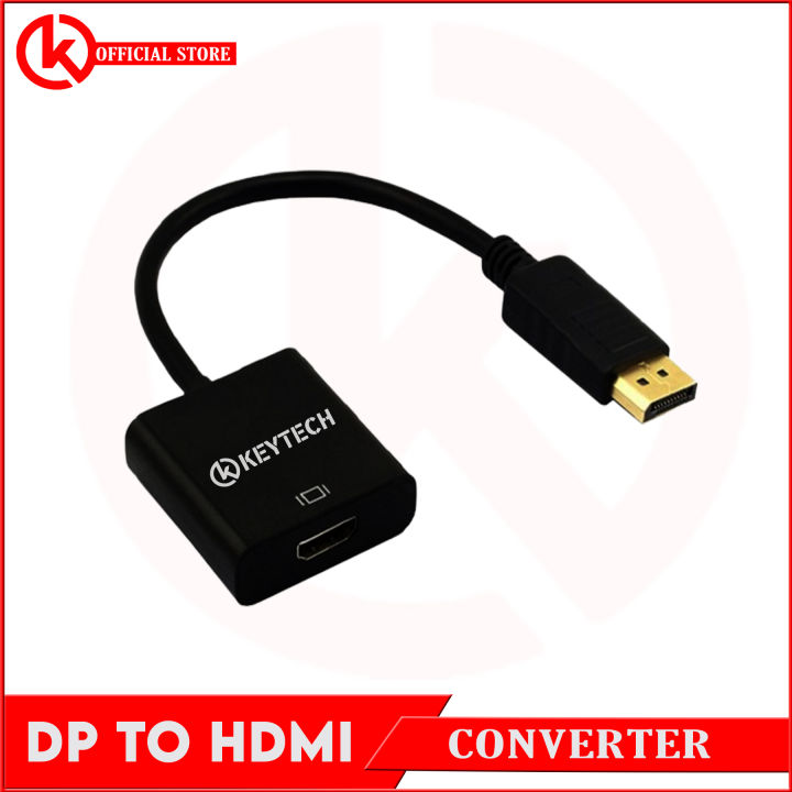 KEYTECH Display Port to HDMI Adapter Displayport Converter Adaptor ...