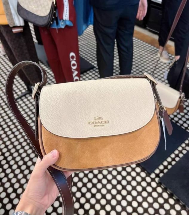 Coach light saddle bag hot sale