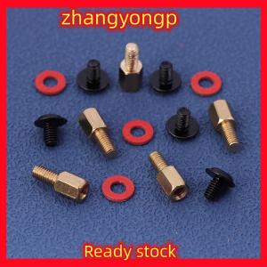 [ZY] Legend สกรูไรเซอร์เมนบอร์ดเคสคอมพิวเตอร์60ชิ้น6-32-M3แหวนรองฉนวนกันความร้อนสำหรับแฟนๆเคสฐานทองเหลืองขนาด6.5มม.