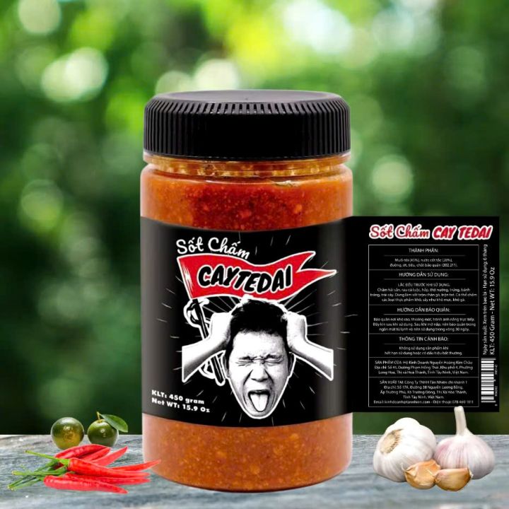 Sốt Chấm Cay Tê Dại Lâm Vlog Caytedai 450g - Ăn Vặt Denfood