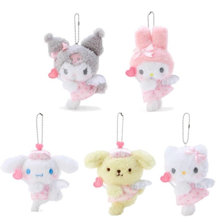 GVC4261 Melody Kuromi Plush Keychain Cinnamoroll KT Cat Cinnamoroll ...