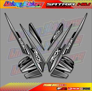 STRIPING VARIASI MOTOR SUZUKI SATRIA RGX EDITION / STIKER LIST MOTOR SUZUKI SATRIA RGX