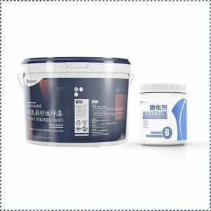 Colored Sand Floor Paint High Appearance Super Wear-resistant Non-slip And Pressure-resistant Seamless And Easy To Clean Colored Sand Floor Paint For Putdoor 彩砂地板漆
