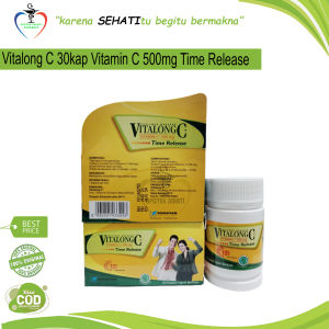 VITALONG C BOTOL 30 KAPSUL MULTIVITAMIN DAYA TAHAN TUBUH