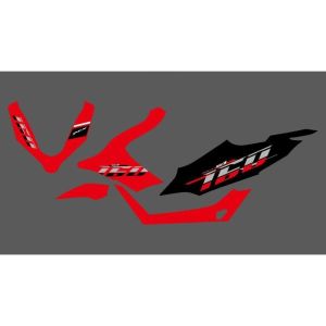 STRIPING UV TRANSPARAN PCX 160 NEW DESAIN VIETNAM STYLE STIKER SEMIFULL LIS BODY PCX 160 NEW - SPCX16-UV - GSI