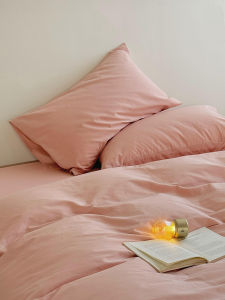 UNIQUE 890TC Combed Cotton Bedsheet Set with Quilt Cover | Single Queen King Size Fitted Sheet