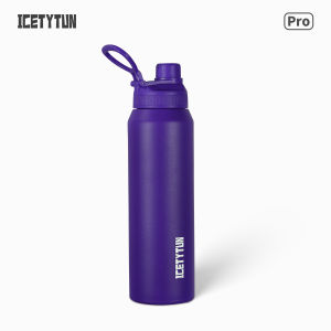 ICETYTUN 33oz Purple Grape Wide Mouth with Cap Lid Portable Tumbler Vacuum Insulated Water Bottle