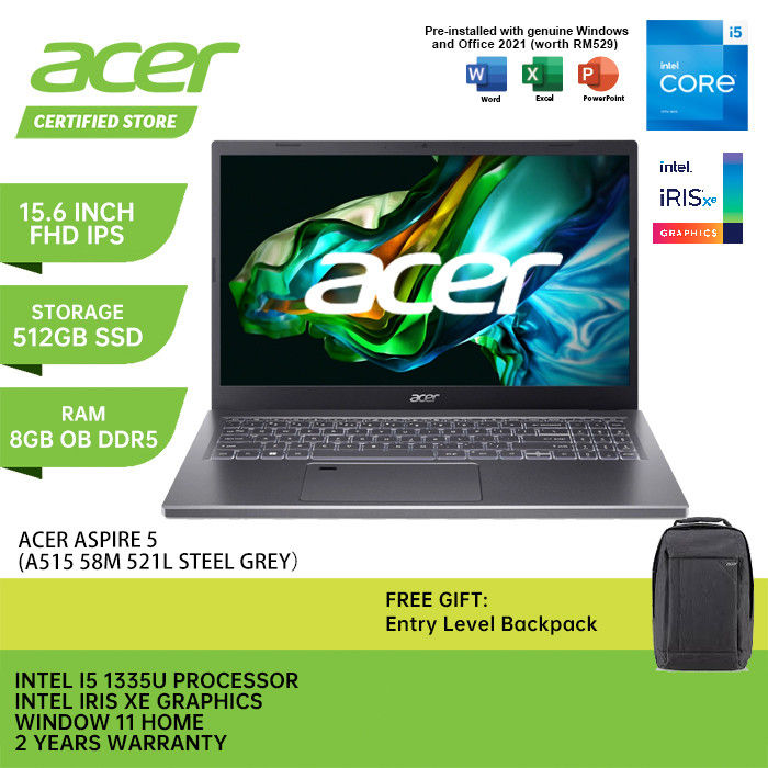 ACER Aspire 4 A515-58M-521L (15.6