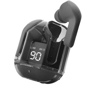 Mezone wireless high fidelity Bluetooth 5.3 earphones wireless earphone LED power supply digital display stereo Bluetooth compatibility 5.3 with noise reduction microphone suitable for gaming fitness and work