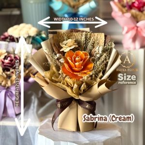 SABRINA I DRIED FLOWERS I BEST GIFT FOR ALL OCCASION I ELEGANT BOUQUET I FLOWER BOUQUET I ALEXA FLEUR I FLOWER BOUQUET