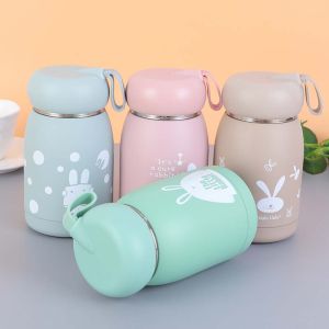 UNQCSA 保温杯 thermos bottle thermos flask 保温瓶 350ML Children Gift Insulated Leakproof Cartoon Coffee thermos Vacuum Flask Vacuum Water Bottle Coffee Mug Thermos Cup