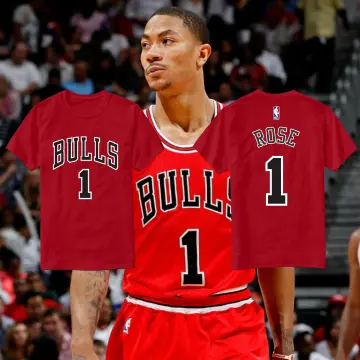 Derrick rose t shirt jersey online