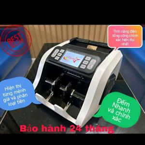 Hoshico Máy Đếm Tiền Hiện Đại 3939 Tích Hợp Tính Năng Kiểm Giả CIS Công Nghệ Quét Cảm Biến Hình Ảnh Phân Biệt Thật Giả Thiết Kế Nhỏ Gọn Màu Trắng Đen