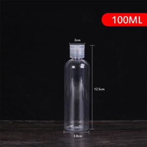 10 pcs Clear Empty Travel Bottle Makeup Container Cosmetic Lotion Refillable Squeeze Jar Shampoo Shower Gel Bottle 5-100ML