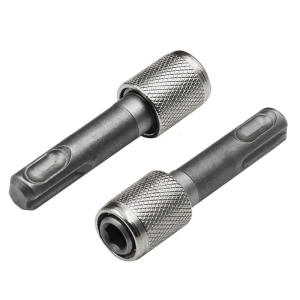 2Pcs 1/4inch Hexagonal Shank Socket Adapter Reducers Set Extension Set Socket Drill Adapter Power Drill Nut Driver Tool