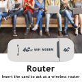 JTKE 4G LTE Wireless USB Dongle Mobile Broadband 150Mbps Modem SIM Card Wireless Router WiFi Modem Stick. 