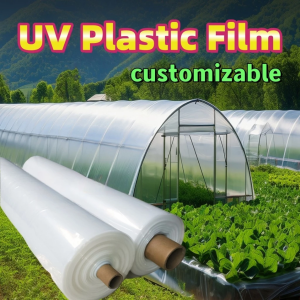 300 Microns Clear UV Plastic Sheeting - Greenhouse Film for Agriculture Gardening Farming (Direct from Factory)