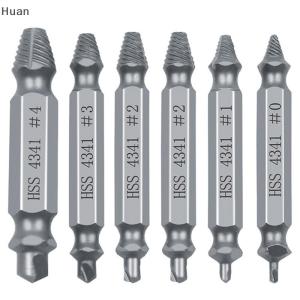 【Special price】Huan 6pcs Damaged Screw Extractor Drill Bit Set Easily Take Out Broken Screws
