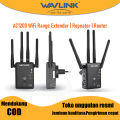 Wavlink AC1200 Dual Band Wireless Range Extender WiFi Repeater Router WPS Button 4 External Antennas. 