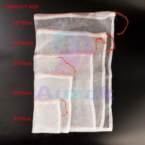 AUK Reusable Fruit Nylon Protection Bags Bird Net Barrier Bag for Garden Plant