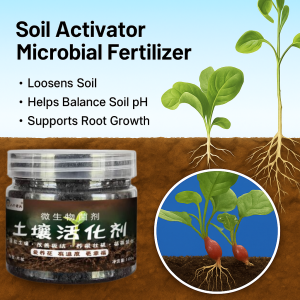 Soil Activator Black Water Fertilizer Universal Loose Soil Essence Plant Flower Fertilizer Soil Activation Treasure Water Soluble Formula Improve Soil Quality Promote Root Growth Organic Boost