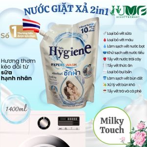 Nước Giặt  HYGIENE Thái Lan 1400ML - Nước Giặt Xả Làm Sạch Vải Lưu Hương Lâu