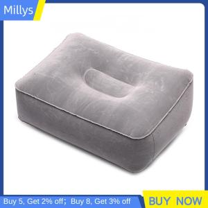 Millys หมอนนุ่มเท้าพีวีซีที่นอนเป่าลมหมอนหมอนหมอนเบาะอากาศสำนักงานการเดินทาง