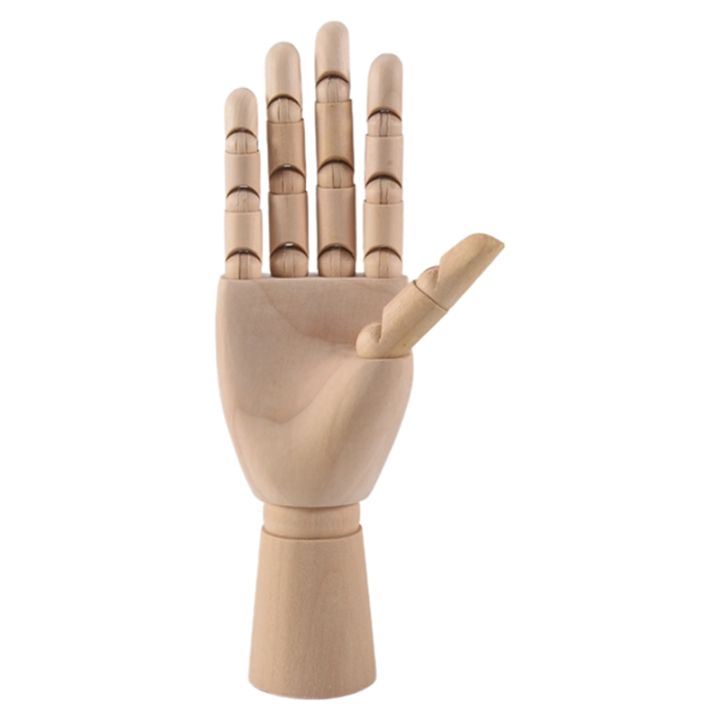 Articulated Wooden Mannequin Human Wooden Flexible Artist Mannequin For Drawing Aid For Beginners Professional Artists (Colour: 12 Inches