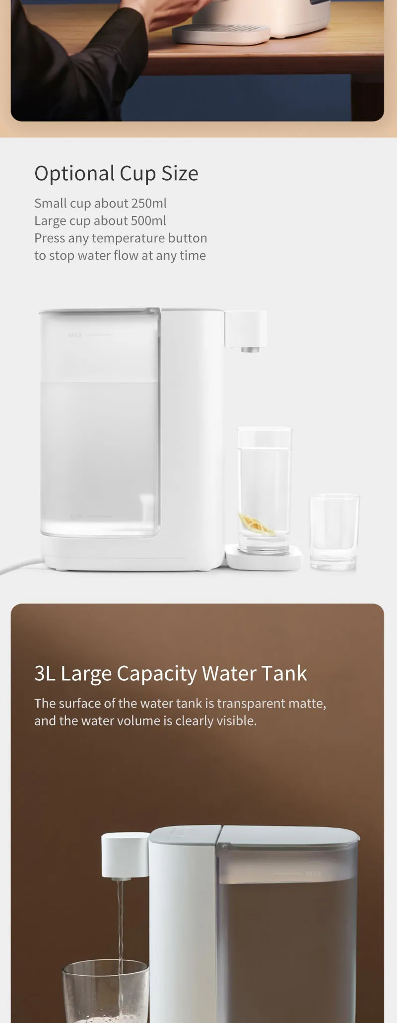 Gadgetoo Xiaomi Mijia Scishare Instant Heating Water Dispenser 3.0L S2301