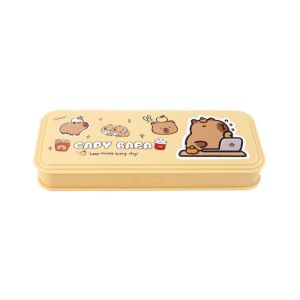 JIYAN2866 Stationery Storage Box Capybara Pencil Box Large Capacity Capybara Pencil Case Cute Pencil Bag Cartoon Stationery Box