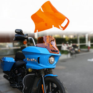 Motorcycle Parts 6.5 inch Colorful PC Windshield Windscreen for Harley Softail Low Rider ST/FXLRST&El Diablo FXRST 2022-2024