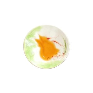 HISTO Exquisite Hidden Cat Cup Creative 30ml Tea Bowl Wisteria Tradition Ceramic Teacup Zen Meditation