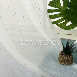 ❤LENYS❤ vitras putih serat emas/fitras blackout tebal/vitrace putih tebal murah minimalis