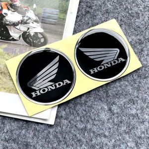 1คู่3D ป้ายโลโก้เรซิ่นเจลสำหรับ Honda Vario 150 ADV150 Vario150eSP Winner150 Wave125 PCX125 CB150