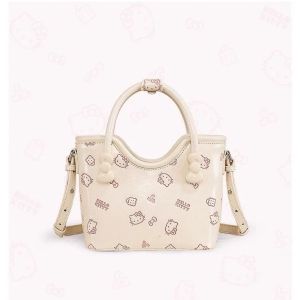 Christmas Gift Halloween Sanrio Y2K Girl Handbag Hello Kitty Kawaii Anime Cute Fashion Student Single Shoulder Crossbody Mobile Phone Storage Bag New Kit