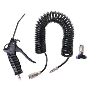 1 pcs Black Duster Blow Pneumatic Wind Blowing Kit EU Connector PU Hose