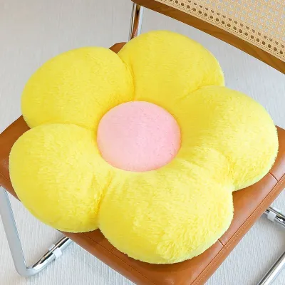 พร้อมส่ง หมอนอิงเก้าอี้ หมอนอิงโซฟา แบบนิ่ม ลายดอกไม้ สําหรับตกแต่งบ้าน เบาะชุดดอกไม้ หมอนอิงดอกไม้ นุ่ม เรียบเนียน45CM
