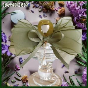 RAZIE BIN ปิ่นปักผมรูปโบว์จากหุบเขาดอกลิลลี่สำหรับผู้หญิงกิ๊บติดผมสุดหรู