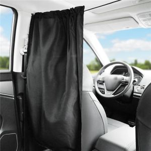 CCWOLF 2pcs/set Car Isolation Curtains Sun Shade Universal Auto Interior Privacy Curtain Space Partition Curtain Sleeping Screen