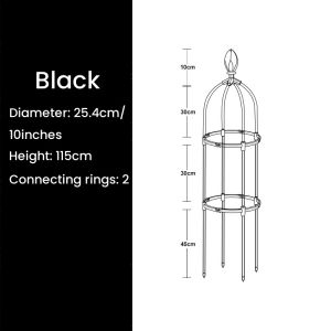 SG Homepeas® Plant Support Climbing Frame Climbing Vine Rose Trellis Support Pile Garden Trelli Attached Roses Climbing Frame Stand