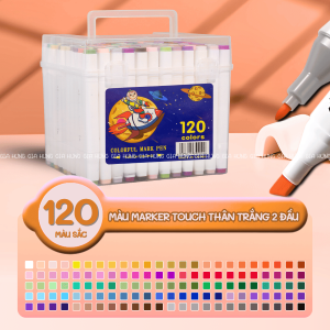 Bút Màu Marker Touch 12/24/36/48/60/80/120/240 Màu Sắc Gia Hưng Vẽ Tranh Tô Màu Tươi Sáng Đẹp Mắt