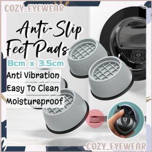 (1pcs) Multipurpose Washing Machine Feet Pads Anti Slip Heavy Duty Anti Vibration Shockproof Stackable Universal Stand