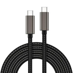 Premium Type C Cable PD240W Fast Charging 20Gbps Speed 4K Display USB C to USB C Cable for Laptops and Phones Accessory
